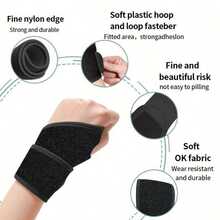 Adjustable Ergonomic Wrist Strap, Suitable For Fitness And Weightlifting - Black - View 5