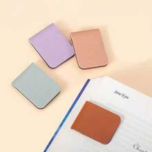 Rectangle Leather Magnetic Bookmark - DIY Book Reading Tracker & Strong Magnetic Money Clip - Multicolor - View 9