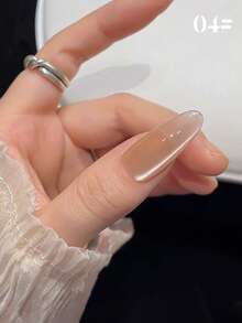 NAI SHI 指甲油 12ML 容量，2026 年新款情人节礼物，春季、秋季和冬季新款，带有闪亮的红色、黄色、蓝色、紫色、粉色玻璃珠，极光猫眼凝胶指甲油。 - 彩色 - 查看 14