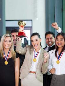 50pcs Gold Plastic Award Medals, Sports Competition Medals, Contest Medals, Birthday Party Gifts, Classroom Incentive Rewards - A - View 6