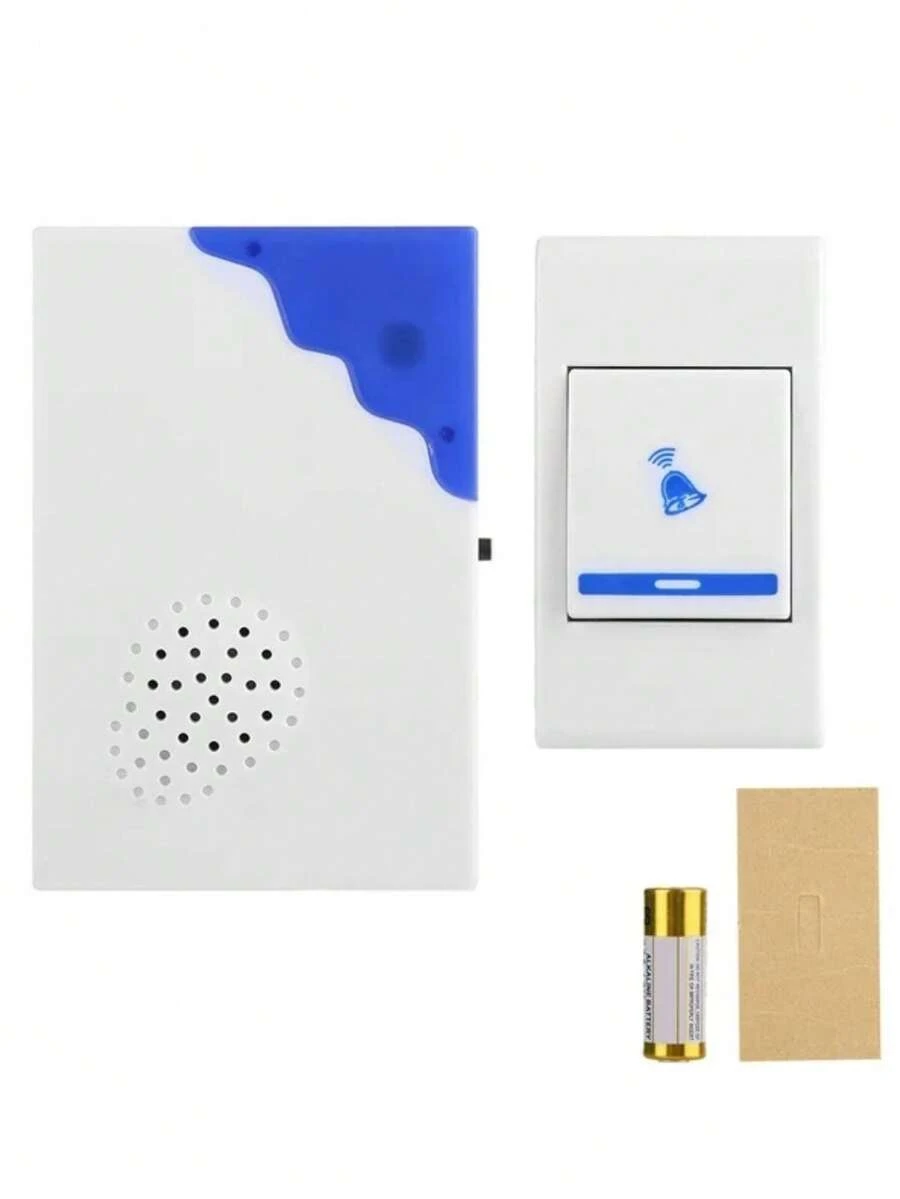 Wireless Outdoor Doorbell, Long Range Home Sound - White - View 1