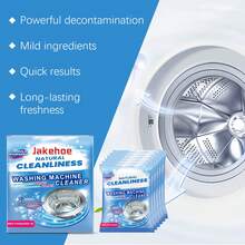 jakehoe Washing Machine Cleaner, Helps Power Away Odor Causing Bacteria & Grime Deep Inside Pump, Valve & Hoses, 6 Pack For Front Load, Top Loader & He Washers, 6 Month Supply - Powdery - View 11