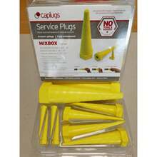 Hydraulic Rubber Service Plugs - Hose Bungs. 10 Set - Mixed Box - Free Delivery - Multicolor - View 2