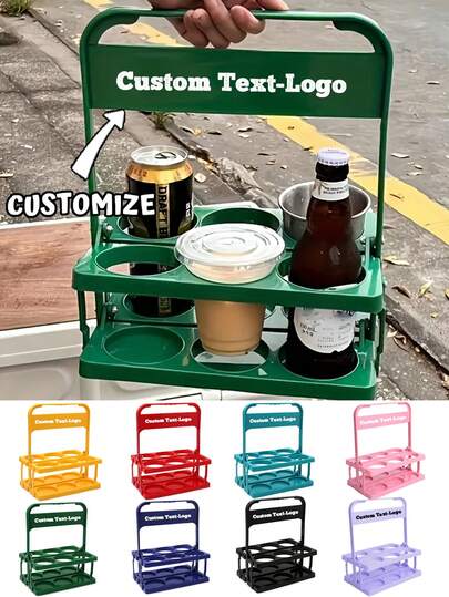 This Personalized Portable Foldable Beer Bag Can Hold 6 Beverage Bottles, Making It Convenient To Carry When Going Out. The Reinforced Bottom Design Makes It More Stable, Without Worrying About Spills Or Leaks. It Is Also Suitable For Storing Coffee, Milk And Tea, Making It An Ideal Choice For Daily Use, Gatherings, Picnics, And Camping, And Is A Must-Have Item For Beer Festivals. It Is Very Suitable For Coffee, Milk Tea And Beer Lovers, And Can Also Be Used For Company Gatherings, Schools And Workplaces.