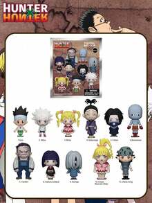 Crunchyroll 1pc Official Licensed  3D Anime Figure Blind Box, Random Keychain, Characters Include Gon, Killua, Kurapika, Can Be Used As Bag Charm, Perfect Decoration For Backpack Or As Christmas Gift, Gift For Friends - Multicolor - View 2