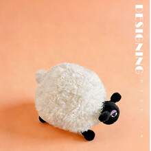 Cute Plush Cartoon Sheep Plush Doll, Soft Stuffed Animal Pillow, Suitable For Children's Gift, Bedroom Decor, Baby Comfort - Multicolor - View 6