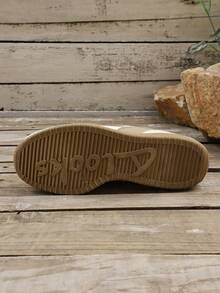 Hidkat Sapatos Esportivos Casuais de Verão Femininos, Sola Macia Antiderrapante, Cor Mesclada, Adequados para Primavera e Outono - B665 Cáqui - Visão 9