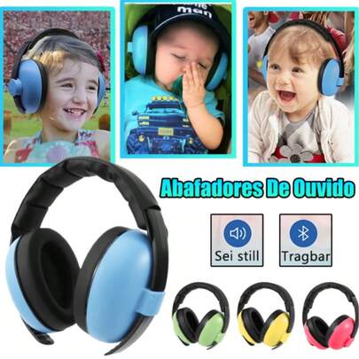 Abafadores De Ouvido Com Redução De Ruído Defensores Para Crianças Fita Ajustável