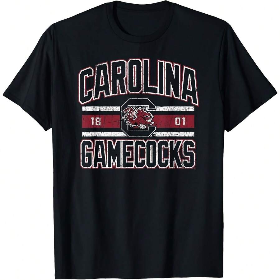 South Carolina Gks Vintage Ste Officially Licensed T-Shirt - 黑色 - 查看 1