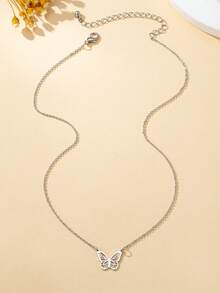 Women's Fashion Butterfly Pendant Necklace - Computer-generated Butterfly - View 6