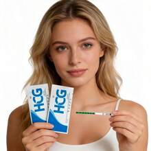 HCG Ovulation Test Strips, Urine LH Ovulation Test Strips, First Response Accuracy Over 99%, 3/6/10/16/26/36/46/56/100/200 Pcs - Model-1 - View 3