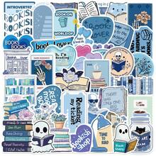 50/200PCS Aesthetics Bookish Popular Graffiti Creative Stickers Decorative DIY Phone Cases, Diaries, Helmets, Water Bottles, Laptops, And Other Waterproof Gifts. Scrapbook Supplies Stationery Funny Stickers - 1 Set - View 2