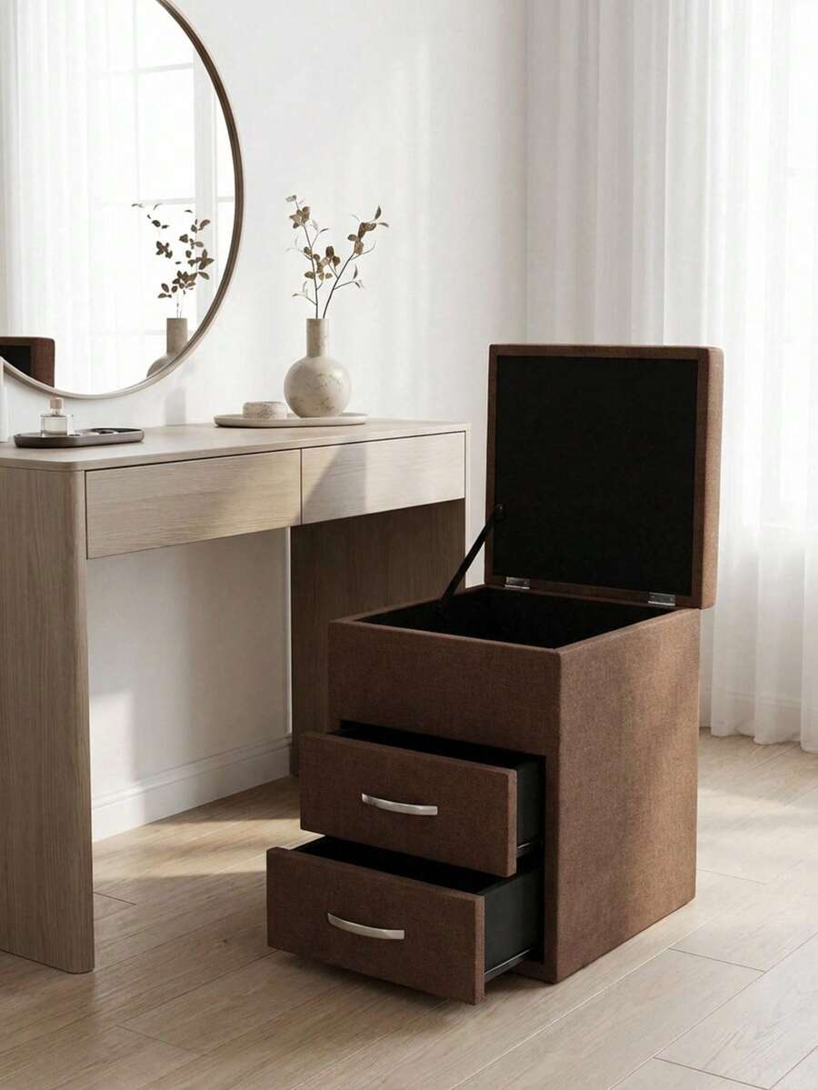 Vanities & Vanity Benches - Brown - View 1