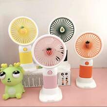 Portable And Miniature USB Fan For Summer, Multifunctional And Adorable For A Cool Season - Orange - View 5