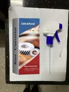 jakehoe 100 ml/förpackning Rostborttagare för metallytor, tar bort rost från rostfria ytor, rengör metallbeslag, avfettar armeringsjärn och tar bort rost. Mycket effektiv formula penetrerar och löser upp rost snabbt, återställer effektivt metallytan. Mångsidig, lämplig för olika metallytor inklusive armeringsjärn, gjutjärn och koppar. Applicera en lämplig mängd av produkten jämnt på det rostiga området på metallytan; låt det verka i cirka 10 minuter, torka sedan bort rester och rostfläckar med en svamp. (Slumpmässig leverans av nya och gamla versioner) - Multifärgad - Visa 8