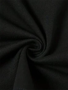 1件100%纯棉趣味德语语录T恤：“我喜欢工作的时候没人打扰我！” 女款圆领T恤，休闲穿着，完美节日礼物、生日礼物、日常穿着。 - 黑色 - 查看 3