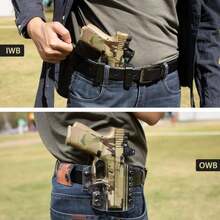 IWB Holster Compatible With Sig Sauer P365 \/ P365X\/ P365 SAS\/ P365.380 ACP \U2013 Inside Waistband Concealed Carry Holster With Adjustable Cant &Amp; Retention, 9mm Gun Holster - ColorD - View 3