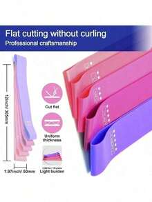 5pcs/Set Yoga Resistance Bands Home Fitness Kit, Made Of TPE Material With High Elasticity And Durability, Suitable For Yoga Squats And Glute Exercises To Strengthen Leg And Butt Muscles - Multicolor - View 6