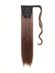 18/22/24/26 Inch Long Straight Ponytail Wig, Synthetic Fiber Hair Extension, Heat Resistant, 22 Inch Wrap-Around Ponytail Wig, Suitable For Women Fashion Hair Accessories,Women Hair Bands,Summer Headband - Multicolor - View 13