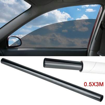 50x300cm Car Window Tint Film | UV Protection And Heat Insulation | Ceramic Nano Sunshade Film | Bubble-Free Easy Installation Kit | Easy Apply Car Sunshade Tint Film