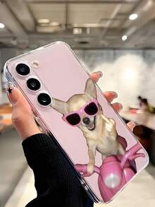 1个可爱趣味骑行时尚眼镜狗手机壳软保护套，兼容华为荣耀、Galaxy A04e/12/A13/A14/A34/A50/A52/A53/A54/S21/S22/S23/S24/S25/S25Ultra/S25FE/S26/S26 PLUS/S26 ULTRA/S26 EDGE、6A/7A/8A、12T/13T/15T/15T Pro，国际版，非国内版 - 無色 - 查看 7