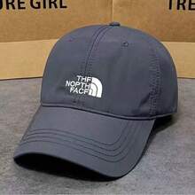 The North Face Outdoor Sun Protection Hat - Casual Sports Quick-Dry Embroidered Baseball Cap - Unisex Style - màu đen - Xem 5