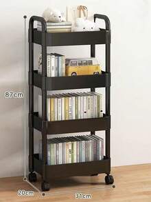 Xe đẩy đựng đồ 5 tầng/4 tầng/3 tầng hiện đại và tối giản có bánh xe này là một lựa chọn quà tặng tuyệt vời. Dễ dàng lắp ráp và tháo rời, nó có thể tiết kiệm không gian trong nhà và được đặt ở lối vào, phòng ngủ, phòng khách, nhà bếp, góc phòng tắm, ban công nhà, v.v. Thích hợp để đựng đồ ăn nhẹ, đồ dùng hàng ngày, mỹ phẩm, đồ chơi, khăn giấy và nhiều thứ khác. (Được làm bằng nhựa ABS, màu trắng hơi ngả be, có thể có sự khác biệt nhỏ về màu sắc) - Nhiều màu - Xem 5