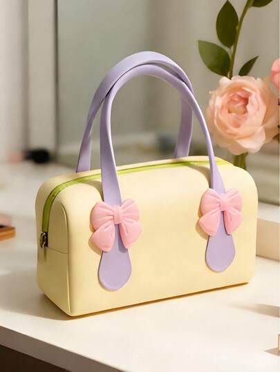 硅胶化妆包、手提包、防水洗漱包、防震硅胶包、沙滩包、小手提包、带提手、托特包、大容量、便携包