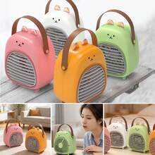 New Cartoon Spray Air Cooler Household Bedroom DesktopUSBPortable Mini Cooling Spray Fan - 粉紅色 - 查看 1