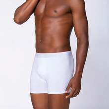 Cueca Lupo Boxer Algodão com Elastano 784-088 C/2 - Branco/Preto (32) - Visão 3