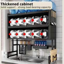 Tendederos de vajilla por encima del fregadero con tapa, tendederos de vajilla en el fregadero de la cocina - Ver 5