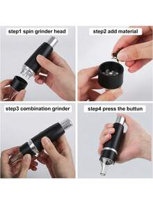 1pc, Grinder, Spice Grinder, Grinding Machine,Manual Grinding, No Electricity Required Kitchen Grinder, Spice Crusher, Kitchen Supplies, Household Gadgets, Holiday Gift, Birthday Gift, Gift For Friends - Multicolor - View 5