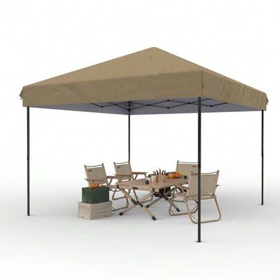 Carpa plegable resistente de 3 x 3 m – Refugio solar comercial impermeable para exteriores – 3 alturas ajustables – Estructura metálica robusta – Fácil de instalar – Bolsa de transporte con ruedas – I