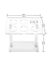 Acrylic Transparent Ice Cream Display Stand, Cone Holder, Wedding Cake Stand - View 3