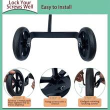 String Trimmer Wheel Attachment, Adjustable Height String Trimmer Support Wheel - B - View 4