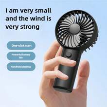 2026 New Handheld Charging Fan Cartoon Cute Small Student Charging Small Fan Portable Mini Fan Mini Po - Multiple Styles - View 11