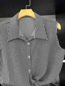 Women's Dune Blouse - Sọc đen - Xem 3
