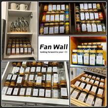 TUMATICLY 15/24/36PCS Spice Bottles, Condiment Containers, Glass Spice Bottles With Bamboo Lids, Kitchen Essentials, Spice Set, Kitchen Set, Spice Organizer, Cabinet Spice Rack Organizer - Trong sáng - Xem 6