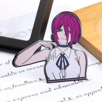 Lace Surrounding Brooch - Japanese Cartoon - Lace Student Metal Badge - Accessory Pendant - Birthday Gift - Holiday Gift