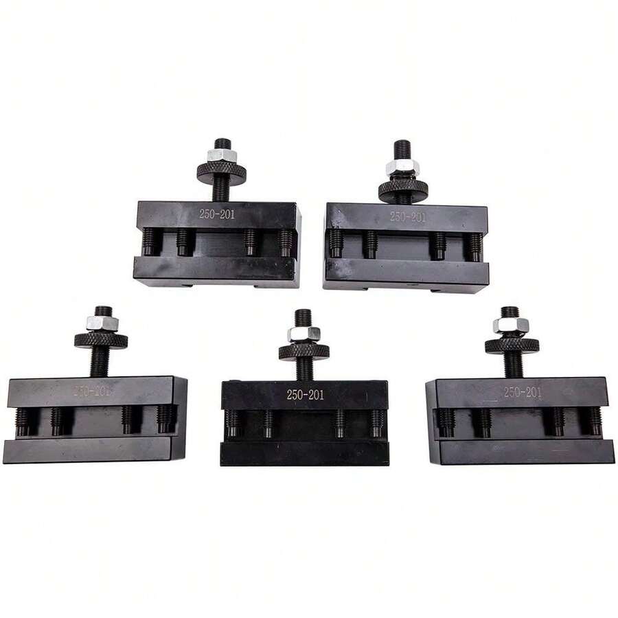 Quick Change Turning & Facing Lathe Tool Post Holder Set 5 PCS 250-201 - B - View 1