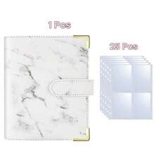 A5 K-Pop Star Photo Card Album, 25 Pages With 4 Card Slots Design, Can Hold 100 Cards, PU Leather Cover, Convenient For Organization And Collection - Multicolor - View 9