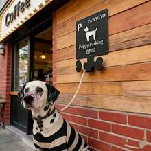 Pulverlackerad galvaniserad stål kreativ hundkoppelkrok, utomhuskoppelhållare för husdjur, hundvilostation - Multifärgad - Visa 1