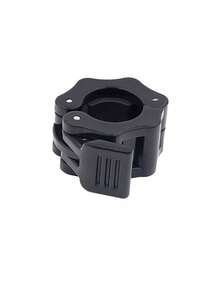 Abrazadera para Barra de Levantamiento de Pesas con Liberación Rápida Antideslizante - Negro - Ver 1