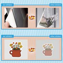 100PCS Characters Stickers For Scrapbooking, Diary, Laptop, Bumper, Skateboard, Water Bottle, Computer, Phone, Hard Hat, Car Stickers And Decals - Random Style - View 4