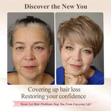 Pixie Cut Wig Short Wigs For Women Short Straight Synthetic Hair Wigs Pixie Cut Wig With Bangs Short Curly Layered Pixie Wig For Middle-Aged And Elderly Women - Multicolor - View 5