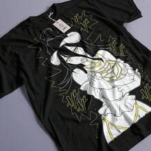 Overlord Ainz T-Shirt Ooal Gown Albedo Overlord Anime Manga Gifts Shirt All Size (2) - 黑色 - 查看 8