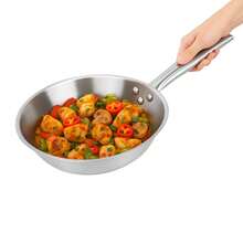 Interior Well Home Frying Pan Ø24x5cm In Stainless Steel, Suitable For Induction And WITHOUT Non-Stick Coating - Silver 4 - View 7
