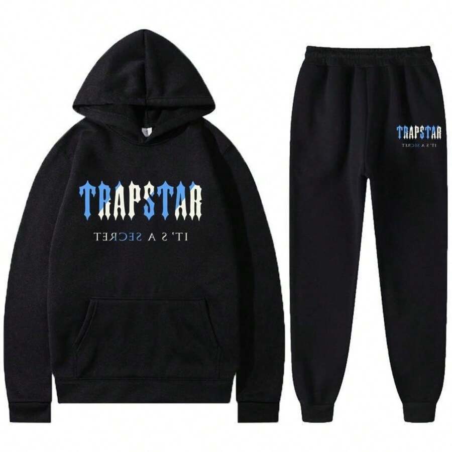 2-Piece/Set Trapstar Streetwear Sweatshirt - Black - View 1