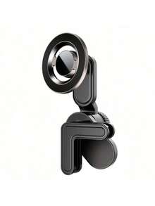 New Car Screen Phone Holder, With Extension Rod Base, Strong Magnetic Car Phone Holder, Hands-Free Car Phone Holder Suitable For Smartphones - Black - View 4