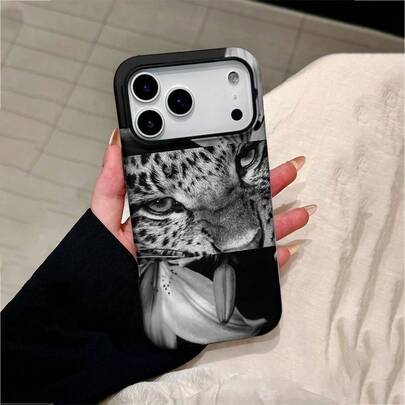 Fashion Phone Case - Compatible With Apple 11, 15 Series, 14, 13, 16PM, 17 Series, Heart Pattern Phone Case | Layout Phone Case Aesthetic | Street Style Phone Case | Shock-Proof Protection | Gift For Girls